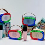 Φορητό Ασύρματο Ηχείο LED με Μικρόφωνο και Φωτισμό RGB