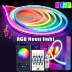 Έξυπνη Πολύχρωμη RGB LED Ταινία Neon με Έλεγχο Εφαρμογής