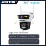 JORTAN Διπλός Φακός 9MP Wifi 8x Ψηφιακός Συνδυασμένος Ζουμ Διπλής Κατεύθυνσης - Image 2