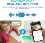 JORDANWIFI Πλήρους Υψηλής Ανάλυσης 1080P Αδιάβροχη Διπλής Κατεύθυνσης Επικοινωνία - Image 3